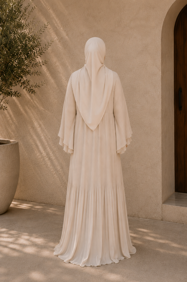 ChatGPT Image Jun 8, 2026, 08_44_53 AM Aya Plissé Dress - Beige