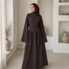 ChatGPT Image Jun 8, 2026, 09_56_03 AM Lina Button Dress - Brun