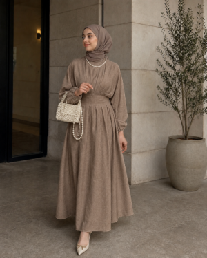 ChatGPT Image 2 juni 2026 12_50_51 Noura Dress – Mocha Brown