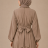 Noura Dress – Mocha Brown