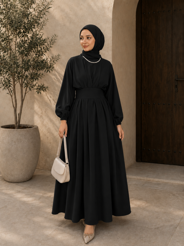 ChatGPT Image Jul 1, 2026, 11_34_28 PM Noura Dress - Black